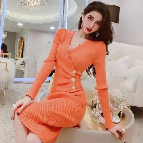 Dioflyusa Fashionable Knitted Dresses