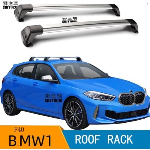 For B.MW 1 SERIES F40 5 DOOR 2019 - 2020 (FIXED POINT) Serultra quiet truck roof rack bar car special aluminum alloy belt