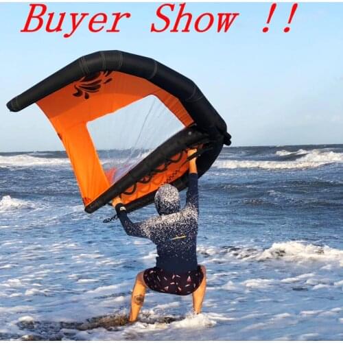 Best Quality 5M Wing Foil with window Inflate Kite Wing Surf Kite Surfing Foil Wing For SKI SURF fabric import from japan