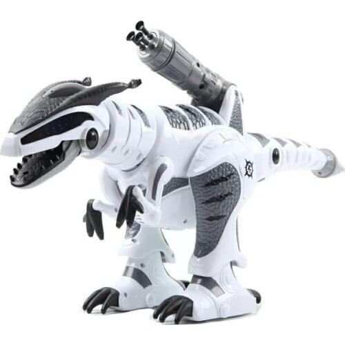 Electric Intelligent Remote Control Dinosaur Control Walking Early Education Music Interactive Dinosaurio Bug Toy BW50KL