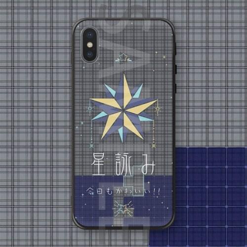 Hololive Peripheral Vtuber Youtuber Impression Pattern IPhone Case Android Phone Case Hoshimati Suisei Customized