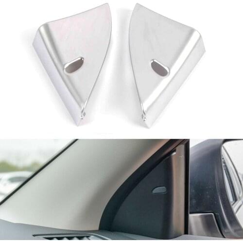 Chrome For Nissan Qashqai J11 Dualis 2 X-trail 2016 2017 2018 2019 Door Triangle Speaker Decoration Cover Frame Trim accessories