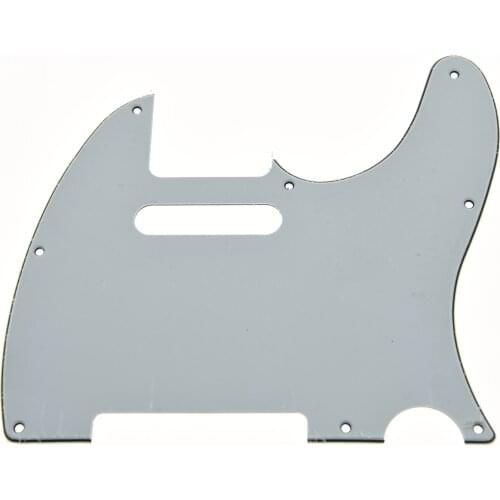 KAISH TL Guitar Pick Guard Scratch Plate White 3 Ply Fits TL Guitar