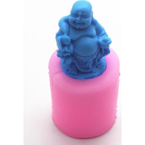 Small 3D Craft Candle Mould Gypsum Aromatherapy Ornaments Handmade Silicone Candle Mold