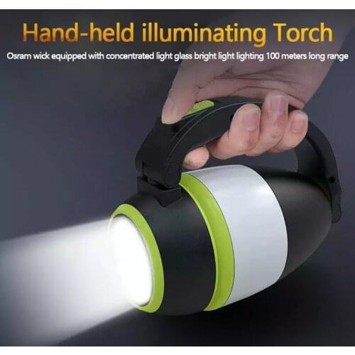 Multi Function Lantern Flashlight For Outdoor Camping and Hiking LED USB Rechargeable 3 in 1 Lights Table Portable Lighting