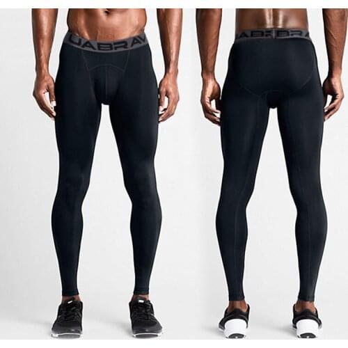 Men Running Tights Pants Men Sports Training Legging Sportswear Quick Dry Breathable Pro Compression Gym Fitness Tights
