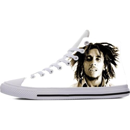 Bob Marley 2019 hot fashion 3D High Sneakers for men/women high quality 3D printing handiness casual shoes