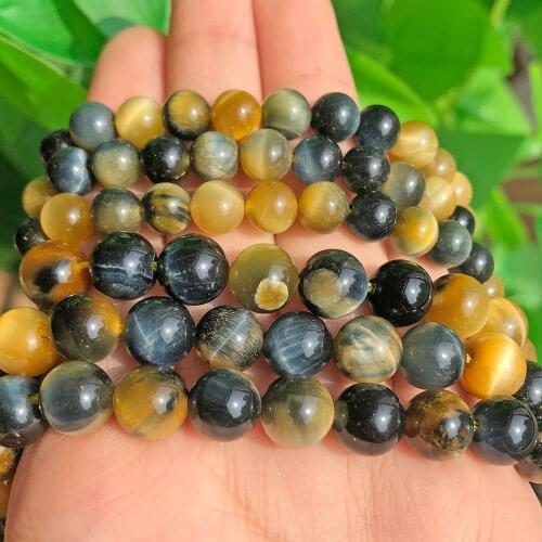 Natural Dream Yellow Tiger Eye Stone Beads 15inch 6/8/10mm Gem Stone Round Spacer Beads For Jewelry Making