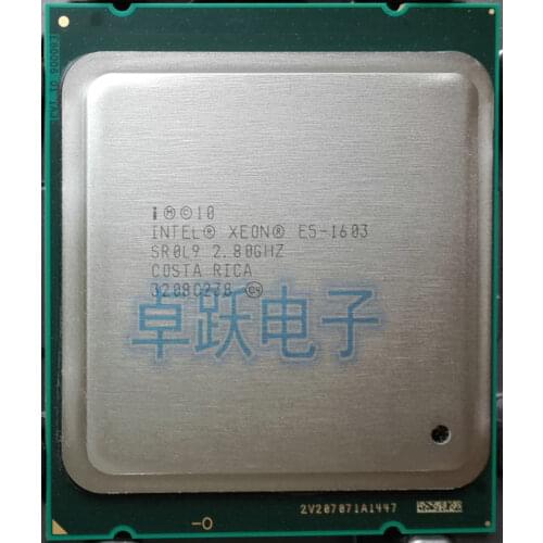 Original Intel E5-1603 CPU 2.80GHz 4-core LGA2011 E5-2680V2 Processor free shipping