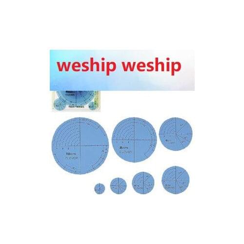 Janpan CLOVER patch work drawing board Circular template for Hand tools 1set=7pcs 57-894