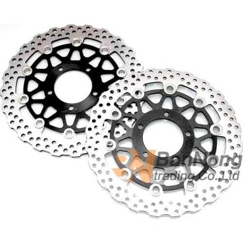 Motorcycle Front Brake Disc Rotor For Kawasaki Ninja ZX-10R ZX10R 2008-09-10-11-12-13-2015
