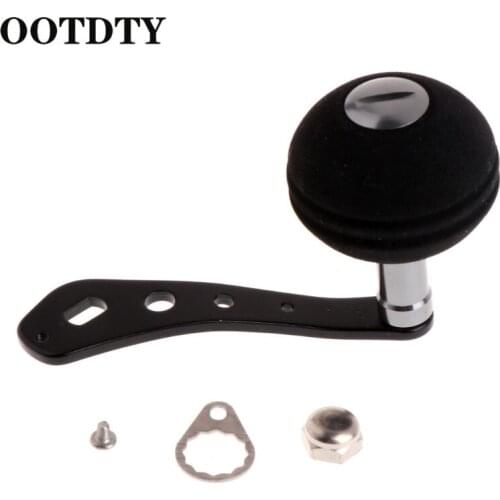OOTDTY Fishing Handle Reel Single Knob Replacement Baitcasting Accessory Aluminum Alloy for fishing