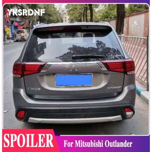 For Mitsubishi Outlander 2013 to 2019 roof spoiler High quality ABS spoiler Primer or any color rear spoiler for Outlander