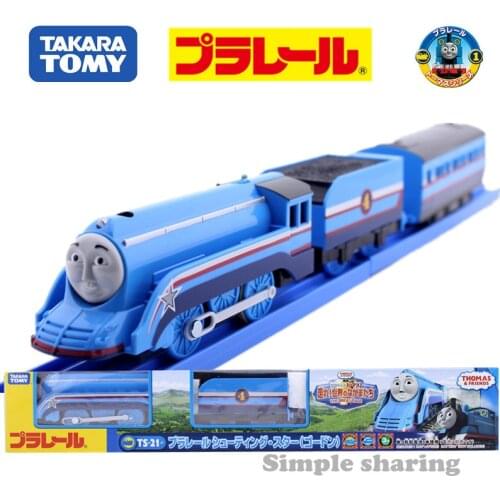 TAKARA TOMY Plarail TS-21 Shooting Star Gordon Diecast Train Toys Funny Kids Birthday Gift Pop Baby Track Bauble