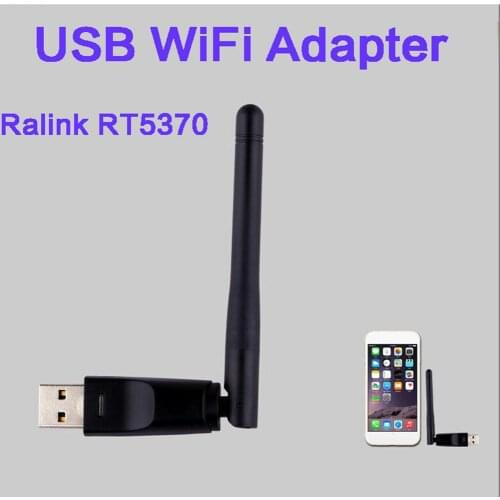 USB 2.0 150Mbps WiFi Wireless Network Card 2.4GHz Adapter With Antenna 16/128-bit WEP Encryption WPA For Laptop PC TV