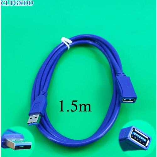 Cltgxdd USB3.0 Extension Cable USB 3.0 Cable Male to Female Data Sync Fast Speed Cord Connector For Laptop PC Printer Hard Disk