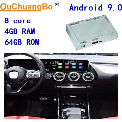 Ouchuangbo Car OE Intergrated Smart Box Android 9.0 For Mercedes Benz W246 W242 W247 B200 B180 B220 2020 Support 8 Core 4GB 64GB