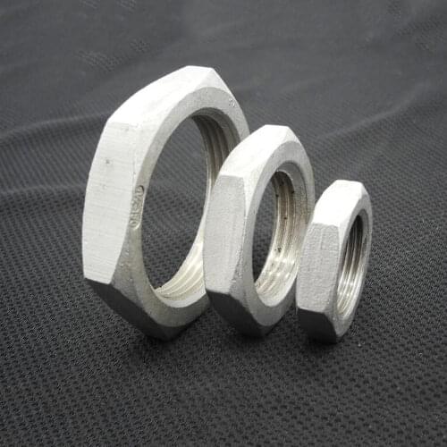 1/8" 1/4" 3/8" 1/2" 3/4" 1" 1-1/4" 1-1/2" 2" BSP Female Hex Nut 304 Stainless Steel Pipe Fitting Water Gas Oil