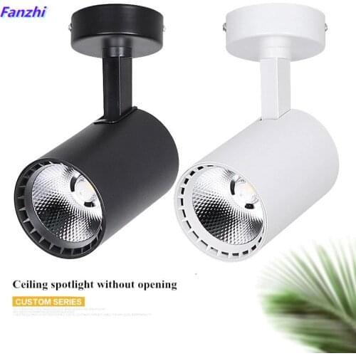 1 adjustable light mounted led downlight spotlight 85V-260V 10W 15W 20W 30W living room clothing store ceiling-type free opening