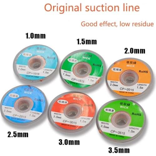 1PCS Desoldering Wire for PCB Tin 1.0 1.5 2.0 2.5 3.0 3.5mm Remove Suction Tin Desoldering Wick Solder Braid Welding Tool