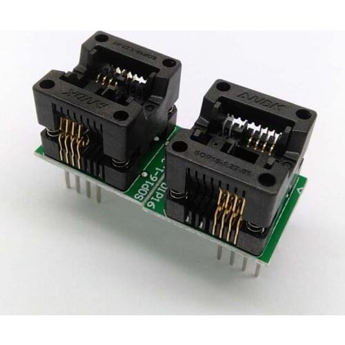 2 PCS / Lot SOP8 150mil 3.9mm Programming Socket SOP8 to DIP8 IC Test Socket OTS-16-1.27-03 Programmer Adapter