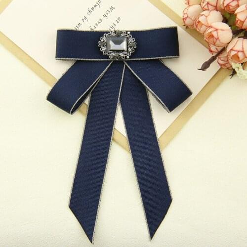 2020 Men Women Wedding Office Hotel Bank Work Shirt Bow Tie Cravat Uniform Butterfly Alloy Rhinestone Pearl Bead Crystal Bowtie