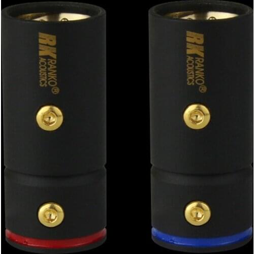 RANKO ACOUSTICS RCBL-1030M 24K Gold-Plated Red Copper High-Performance Copper Housing 4-Pin XLR Connector