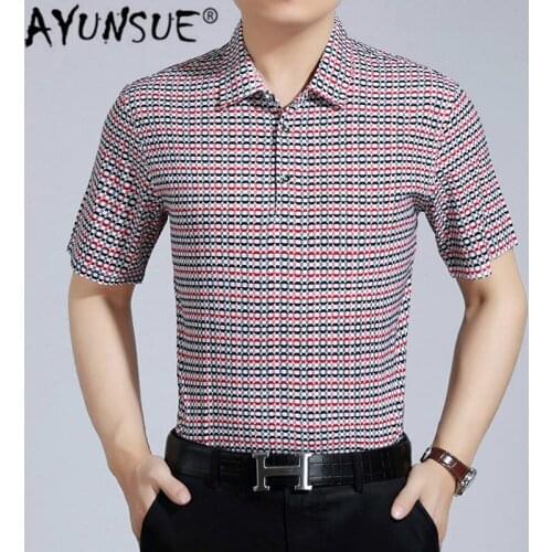 AYUNSUE Mens Summer Polos