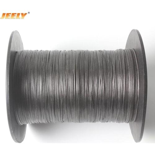 JEELY High Breaking Strength Braided 1.2mm 8 Strand 500m 130Kg Spectra Winch Towing Line Cord