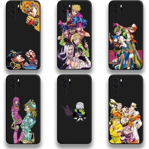 JOJO 39 s Bizarre Adventure Anime Phone Case For Huawei P20 P30 P40 lite E Pro Mate 40 30 20 Pro P Smart 2020