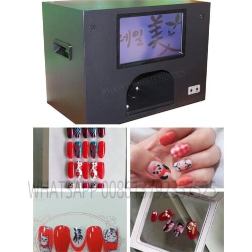 Design Nail Printer Nail Art Stamping Plates Manicure polish Stamping machine nail printer and flower printer 5 nails printing
