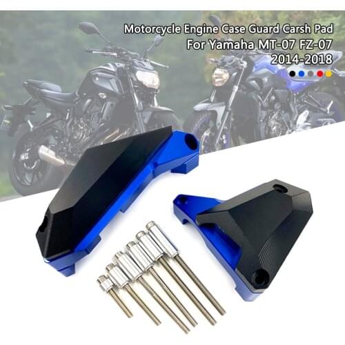 For YAMAHA MT-07 FZ-07 2014 2015 2016 2017 2018 Motorcycle Engine Stator Case Guard Cover Protector Frame Slider MT 07 FZ 07