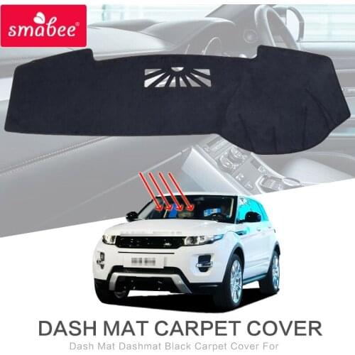 Smabee Dash Mat Dashmat for LAND ROVE RANGE ROVER EVOQUE 2014-2018 Accessories Anti-Slip Dashboard Pad Protective Cover Carpet