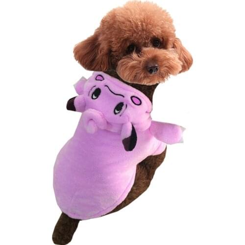 Lovely Stitch Clothes Winter Pet S/M/L/XL Hoodie Coat Jacket Warm Pink Big Pets Costumes Outfit For Golden Dog Teddy