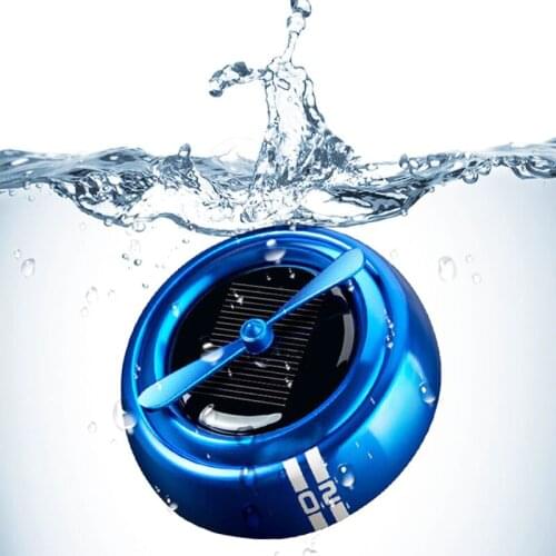 Creative Alloy Hurricane II Solar Rotating Solid Balm Aromatherapy Long-lasting Fragrance Car Perfume Decoration Auto products