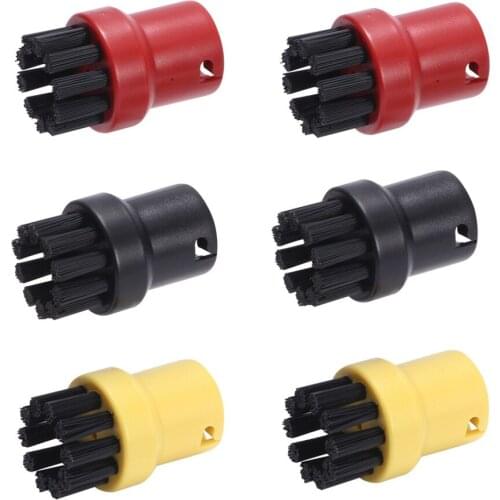 4Pcs Round Brushes for Karcher SC1 SC2 CTK10 SC3 SC4 SC5 SC7 Cleaning Brushes for Karcher Steam Mop SC1 SC2 SC3 SC4 SC5 SC7