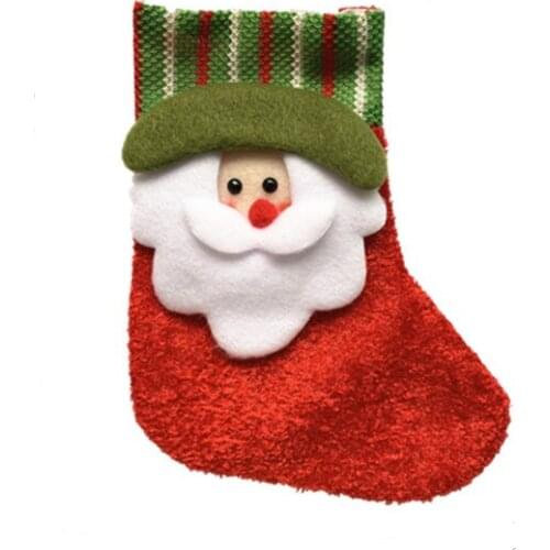 2021 New Year Gifts Bag Christmas Stocking Noel Christmas Decorations for Home Navidad Socks Xmas Tree Decoration Natal Decor