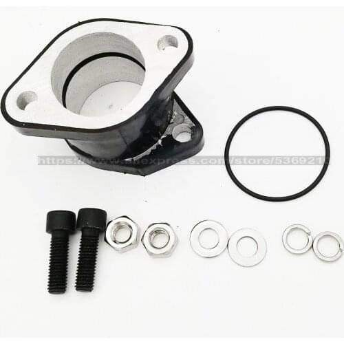 Motorcycle Carburetor Rubber Intake Manifold Joint Boot Air Funnel For Yamaha Warrior350 YFM350 YFM 350 YFM350X 1987-2004