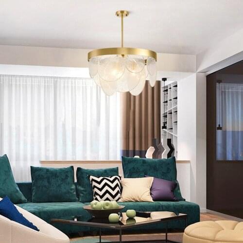 Nordic Postmodern Creative Living Room Glass Chandelier Art Bedroom Bedside Dining Room Chandelier Light Fixtures