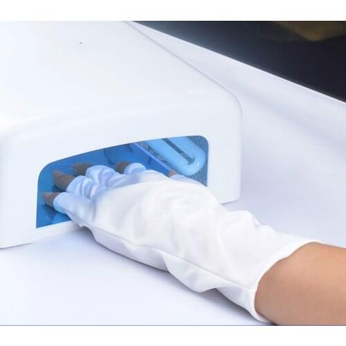 1 Pair UV Protection Glove Nail Art Gel Anti UV Glove UV LED Lamp Nail Dryer Light Radiation Protection Nail Art Tool