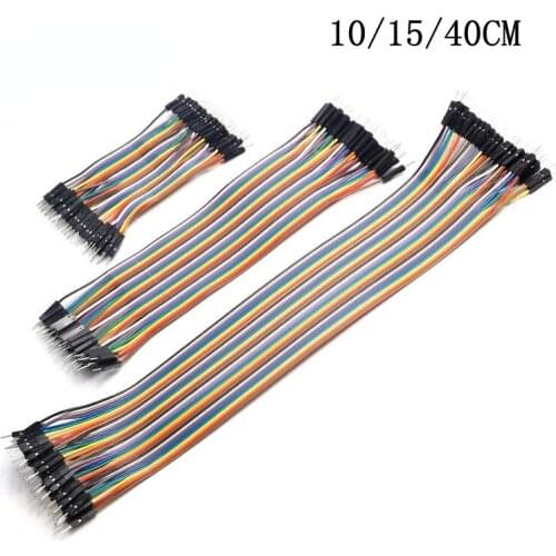 Dupont Line 10cm/15CM/40CM Male to Male+ Female to Male +Female to Female Jumper Wire Dupont Cable for arduino DIY KIT
