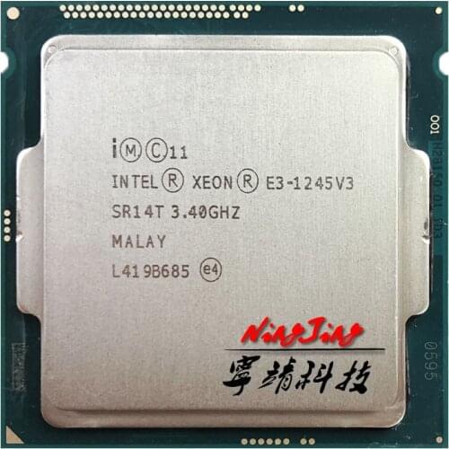 Intel Xeon E3-1245 v3 E3 1245v3 E3 1245 v3 3.4 GHz Quad-Core Eight-Thread CPU Processor 8M 84W LGA 1150