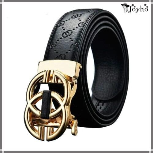 Men Belt Male Genuine Leather Belt Men Strap Belts For Men Automatic Buckle Black Men High Quality Fashion Belt For Jeans