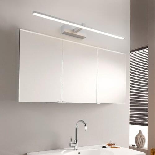 Nordic Washroom Waterproof Makeup Light Postmodern LED Mirror Light Bathroom Wall-mount Cabinet Lamp Home Make-up Vanity Light