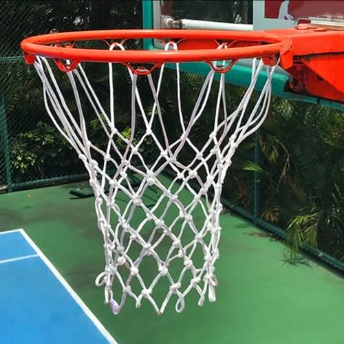 Standard Basketball Net Durable Nylon Thick Thread Universal Durable Basketball Net Mesh Replacement Basketball Accessories
