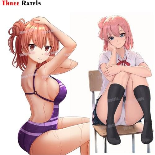 Three Ratels A64 Yuigahama Yui Yahari Ore No Seishun Lovecome Wa Machigatteiru Many Size Sexy Temptation Decal Decor For Car