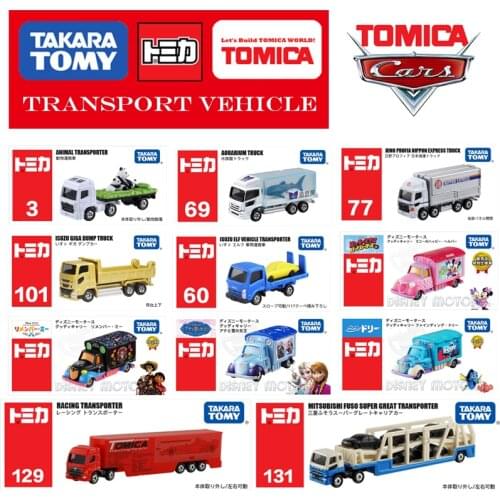 Tomica Transport Vehicle Series Construction Truck Takara Tomy Diecast Metal Model Kids Toys Simulation Car Gift Collectibles