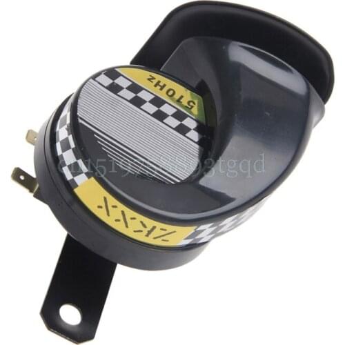 Universal Waterproof Loud Snail Air Horn Siren 130dB For 12V Truck Motorcycle