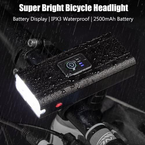 USB Rechargeable Bike Light Super Bright Waterproof Bicycle Headlight and Taillight Easy to Mount Fits Mountain Road Kids Bike
