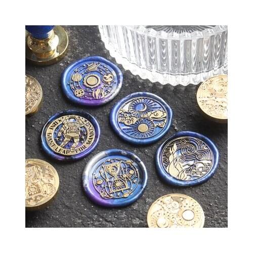 Wax Seal StampCopper Head Vintage Envelope Sealing Hobby Tools DIY Sealing Wax Decoration Craft Kits